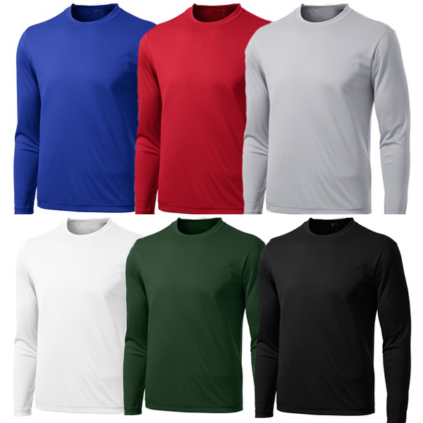 dryshirt: True Sport Long Sleeve Polyester Wicking Shirt